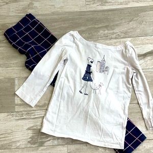 Size 13 girls J&J matching outfit (both pieces)